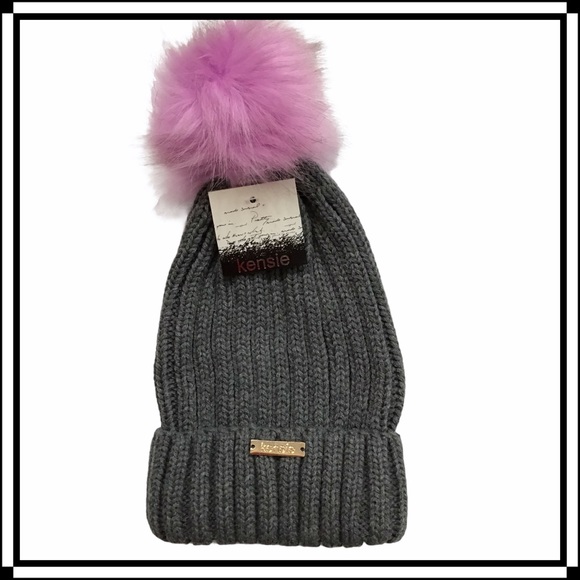 Faux Fur Pom Pom Hat Os 